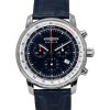 Zeppelin LZ 14 Marine Chronograph Leather Strap Blue Dial Quartz 88883 Mens Watch